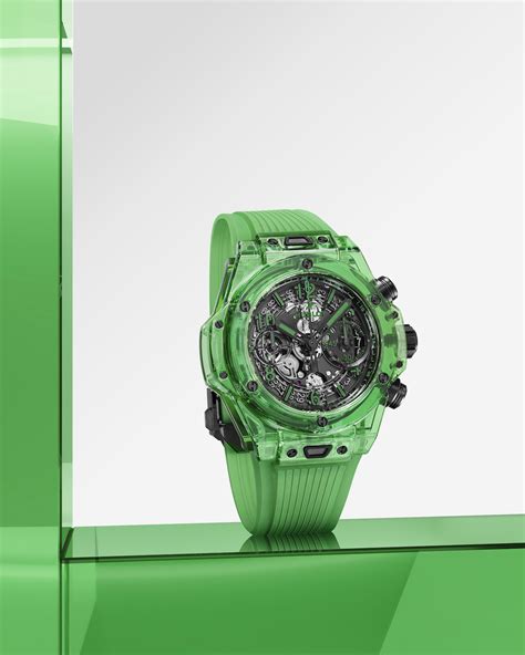 hublot green python watch|Hublot unico green saxem review.